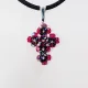 Small Cross - Trisha-Black Suedine - 2